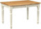 Biscottini Quadratischer ausziehbarer Tisch L 120 x T 80 x H 80 cm weiß und natur - Küchentisch ausziehbar aus Massivholz Made in Italy - ausziehbarer Esstisch