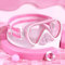 COOLOO Taucherbrille Kinder mit stoffband, Schwimmbrille Kinder für Jungen Mädchen Jugendliche, Schnorchelmaske 180°Panorama HD Anti Nebel Anti-Leck Tauchmaske für 4-16 Jahre