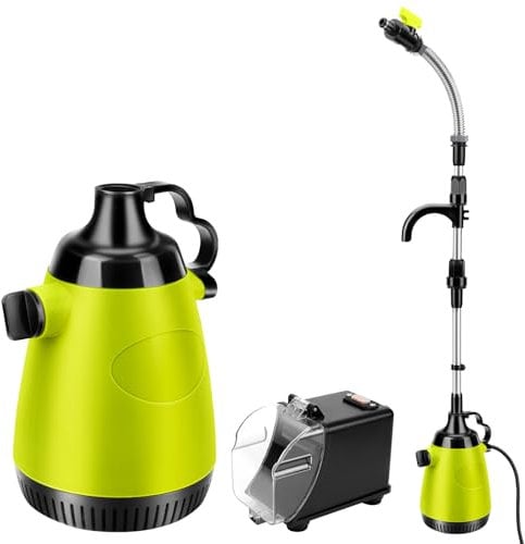 JUDANNA Akku-Tauchdruck Regenfasspumpe für Makita 18V Akku, 300W Schmutzwasserpumpe Tauchpumpe, Fördermenge 5000L/h, Förderhöhe 8 m (ohne Akkus), Green