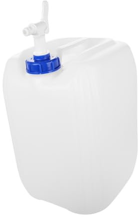 KOMBIUDA Contenitore d'Acqua da 20 Litri per Campeggio Leggero E Portatile con Beccuccio per Erogazione Facile Resistente E Durevole per Uso Esterno