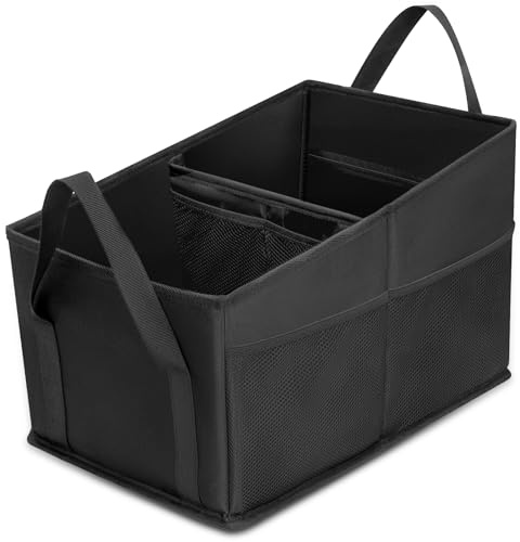 Cozary Autositz Organizer, Auto Organizer Kinder für Spielzeug, Bücher, Snacks, Organizer Auto Rücksitz Kinder mit Netztaschen, Rücksitz Organizer Zusammenklappbar