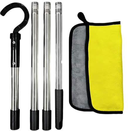 Générique Haken für Poolstange, abnehmbarer Haken für Teichsauger | Ersatzteile für Spa, Schwimmfloß, Boden, Unterwasser, Sicherheit, Erholung