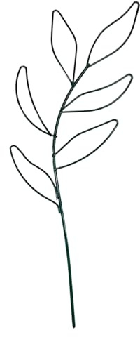 Kleines Spalier für Topfpflanzen, Spalier für kleine Pflanzen, Gartenständer, Metall-Pflanzenträger, Gartenzubehör, rostbeständiger Pflanzenständer für Blumen