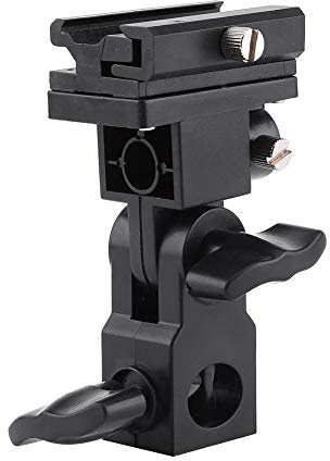Topiky Flash Stand Halterung,Camera Flash Light Mount mit Schirm Reflektorhalter und Hot Shoes für Foto Video Fotografie