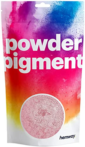 Hemway 50g / 1.75oz Metallic Rose Gold Dye Pigment Powder | Luxury Premium Dye for Epoxy, Resin, Polyurethane Paint, Jewellery, Table Tops & Resin Floors | Colour Enhancement | Vegan & Toxin-Free