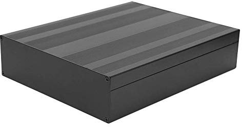 Aluminum Project Box Matte Split Type Black Enclosure Case DIY Electronic Product Casing 50x178x220mm Thickness 1.25-1.5mm