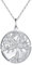 CUOKA MIRACLE Lebensbaum Medaillon Kette 925 Sterling Silber Medaillon Foto Anhänger Kette Amulett zum öffnen für Bilder Foto Amulett Halskette Valentinstag Muttertags Geschenke für Damen/Mädchen
