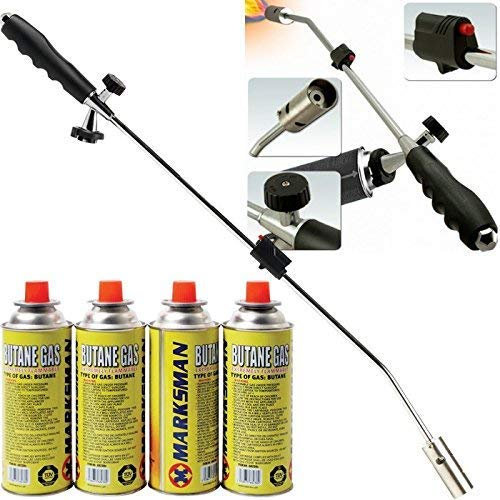 Weed Burner Killer Butane Gas Blowtorch Outdoor Garden Moss Fungus Destroys