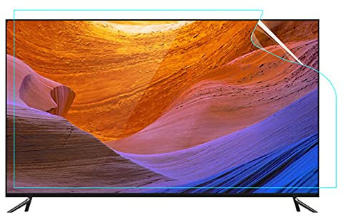 Protector de Pantalla de TV para Monitor de 32-75 Pulgadas, película de Filtro antideslumbrante/luz Azul para Sharp, Sony, Samsung, Hisense, LG, etc,75 1645 * 931mm