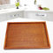 Tyenaza Serviertablett, Holz Tablett für Frühstück, Tee, Couchtisch, Solide Natürliche Rechteckige Kleine Holzschale für Food Party Käse Vorspeise (36 * 27cm)