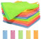 Ram© 10 X Reusable Microfibre Towels Tea Towels Cleaning Dusters Car Bathroom Polish Towels Pack Of 10