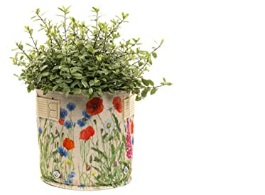 Jardinopia Iona Buchanan Meadow Fabric Eco Pots - 23L - Cream