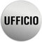 Cartello Targhetta Targa Ufficio Ø 75 mm alluminio spazzolato adesiva No.57313-K