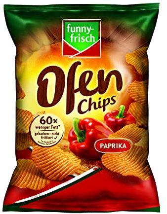funny-frisch Ofen Chips Paprika, 10er Pack (10 x 125g)
