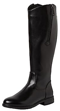 Jana 8-25562-41, Stivali ad altezza ginocchio Donna, Nero (Black), 36 EU Larga