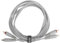 UDG Juego de cables de audio RCA - RCA blanco recto 1,5 m, compatible con todos los dispositivos de conector a conector