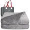 Heimwert Gewichtsdecke Therapiedecke Weighted Blanket - Schwere Decke für GEBORGENHEIT und TIEFEN Schlaf I schwere Bettdecke Therapiedecken Therapie Decke Erwachsene Decke schwer (8 Kilogramm)