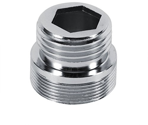 M24 Auf 1/2 Zoll,Wasserreiniger Adapter,M22 Stecker 1 Stück 22 Mm 24 Mm G1 2 Küche Aluminiumlegierung Wasserfilter Wasserhahn Belüfter Adapter Zubehör (24 Mm Bis 15 Mm)
