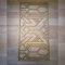 Art Deco Geometric shapes Screen Radiator Cabinet wall Decorative Screening-grille- Perforated MDF panel (1200x600mm) 0083 (6mm thick MDF Primed White)