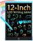 Bunte LCD Schreibtafel 12 Zoll, Electight Zeichentafel mit Sperr-& Löschfunktion, Augenschutz-Kritzelblock, Spielzeug & Geschenke für Kinder & Erwachsene zu Hause, Schule