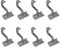 Lot de 8 crochets de toit A2 réglables sur 3 positions A2 en acier inoxydable V2A PV - Montage solaire photovoltaïque - Support de toit - Support de toit - Support de toit - Crochet de toit - 115 mm