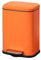 rongweiwang Poubelle de Cuisine et de Salle de Bain avec Une Taille compacte et Un Look élégant Poubelle astucieuse en Acier Inoxydable Poubelle de Cuisine, Orange