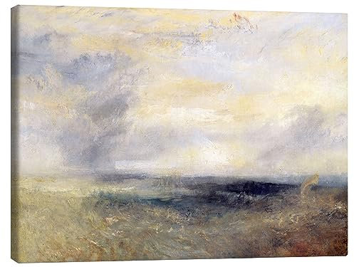 Posterlounge Margate from the Sea Canvas print by Joseph Mallord William Turner 80 x 60 cm Wall art Wall decor