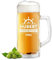 Bierseidel 0,5 Liter mit personalisierter Gravur - Bier Geschenk für Papa - Männergeschenk zum Geburtstag - spülmaschinenfestes Bierglas mit Füllstrich - made in Germany - Motiv Steuerrad