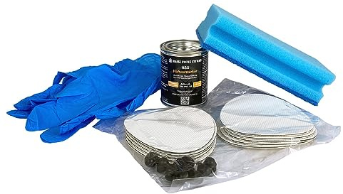 HSS Schrauben Reparaturflicken SET 25 Stk. Weiß für Blechdächer | 25 Stk. SET · Weiß · Runde Flicken · Zur nachträglichen Abdichtung von Schrauben · Blechdach · Wasserdicht · Ohne Lösemittel