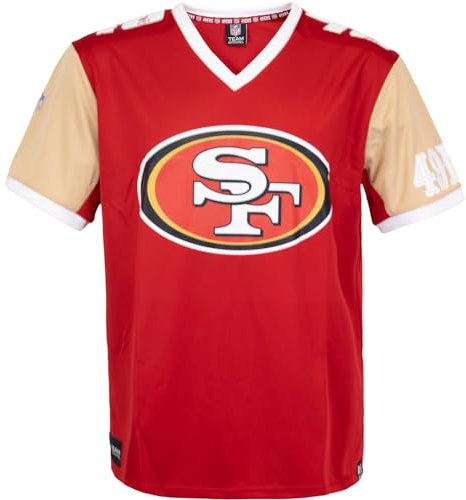 Recovered NFL Team Color Block Jersey Trikot (L, San Francisco 49ers)