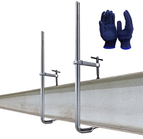 KARRYTON 2-Pack Heavy Duty 24(600x120mm) F-Clamp w/ 4-3/4 Throat Depth, Bar Size 1x15/32, 1400LB Clamping Force, Drop Forged Steel Bar Clamps for Wood, Metal, Pipe, Welding and DIY Projects