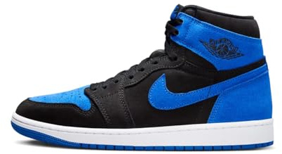 Air Jordan 1 Low (numeric_42_point_5), Schwarz, Königsblau, 43 EU