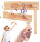 Holzratsche Geräusche Maker, 2 Stück Ratsche aus Holz, Holz Rassel Ratsche für Kinder, Musikinstrument Ratsche Noise Maker zum Spiel Sportveranstaltungen, Party