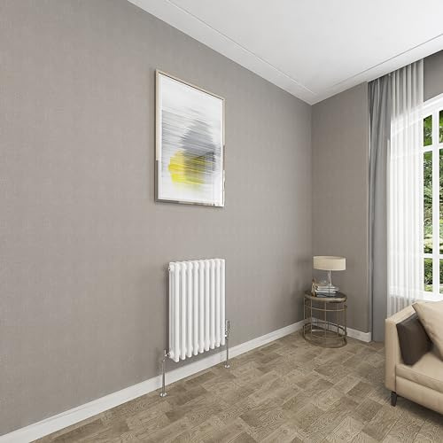 Sky bathroom 600x425mm 3 Column Radiator Horizontal White Cast Iron radiato Traditional Central Heating Radiator