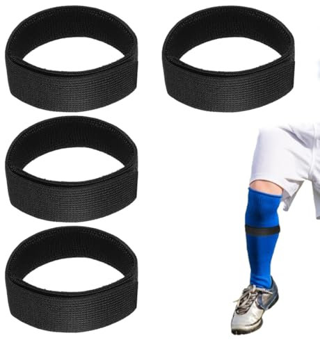 MWUMRCM 4 pièces Noir Boot Blousers Bandes Élastiques Cheville Pantalon Sangles Boucle Bootstraps Fitness Sangles pour Randonnée Pêche Chasse Cyclisme Jardinage Uniformes Militaires