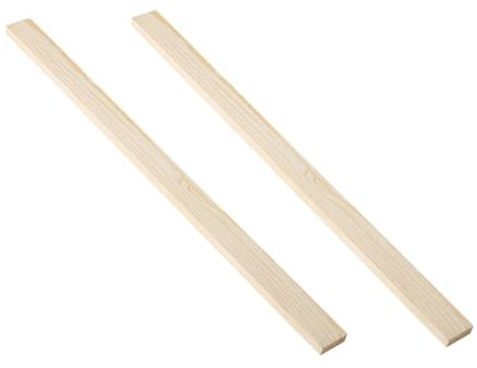 Fenteer 2X Guide per mattarello in Legno Misurazione di Strisce di Pasticceria Biscotti Tagliatelle Artigianali Portatili Rullo di Strumenti, 3MM