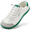 HOBIBEAR Barefoot Shoes Women Mens Minimalist Outdoor Sneakers Breiter Zehenbox und Zero Drop Solhe Weiß Grün EU 42