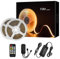 JBdusn COB CCT LED Tira de luces blanco sintonizable, 10m regulable 2700K-6500K 24V Kit de luces de cinta LED con Mando y Alimentación, 576LEDs/m Cinta de luz para el hogar Iluminación de bricolaje