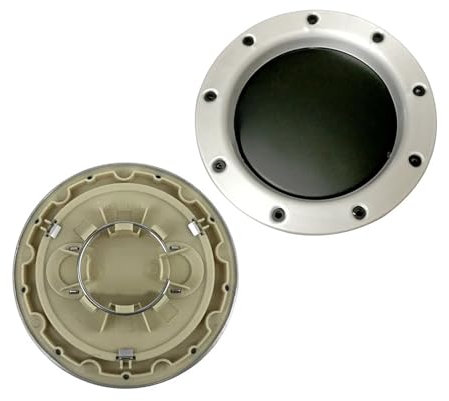 4 Stück 146 mm 8D0601165K Grau Schwarz Radnabenkappen Felgenkappen Kompatibel Für Audi Quattro TT A2 A3 A4 A8 S6 Q5 Q7 RS6(Black 146mm)