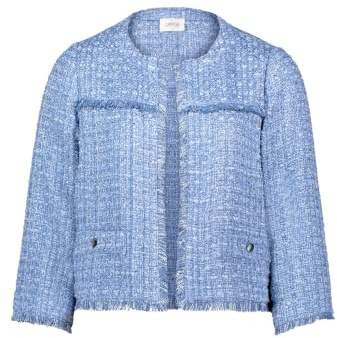 Cartoon Damen Tweedblazer mit Fransen