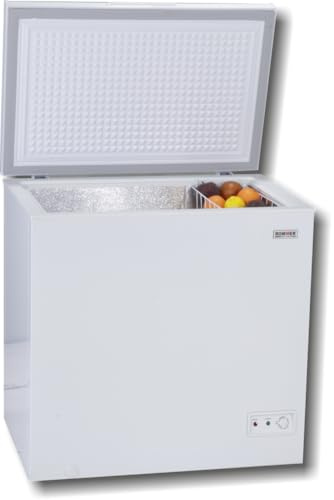 Congelador horizontal Rommer CHE 213, capacidad 200 Litros, Clase energética E, color blanco