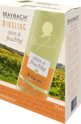 Maybach Riesling, süß und fruchtig, 3 l