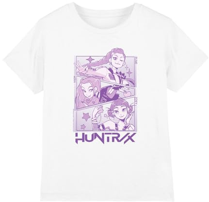 Kpop Demon Hunters Unisex Kids K-pop Demon Hunters - Huntrix Huntr/X Manga Panels Trio Kids T Shirt T-Shirt