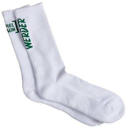 Werder Bremen Spielraum Socken 1 Paar (DE/NL/SE/PL, Numerisch, 35, 38, Regular, Regular, weiß)