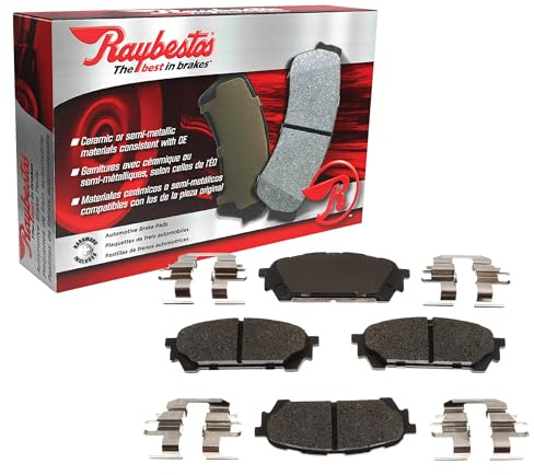 Raybestos R-Line Automotive Replacement Front Brake Pad Set for Select Acura, Honda (MGD465ACH)