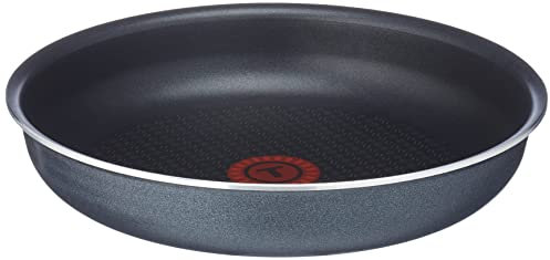 Tefal L2310402 Ingenio Elegance Poêle 24 cm Pailleté Tous Feux Sauf Induction, Aluminium, Gris, 4, 76 x 25, 7 cm