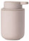 Zone Denmark Ume Seifenspender für Flüssigseife, Steingut/Keramik mit Soft Touch-Beschichtung, Skandinavisch im Design, 250 ml, Höhe 12,8 cm, Nude