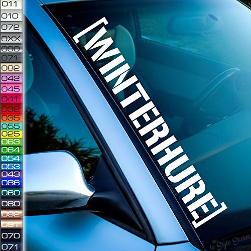 Winterhure Frontscheiben-Aufkleber ESP Off ddc DTC 5f Out Auto-Sticker Love Snow Drift car Power Performance