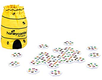 Gibsons Honeycombs | Tile Matching Game for Adults and Children | Beautiful Family Game Games | Ages 6+, 1-8 Players