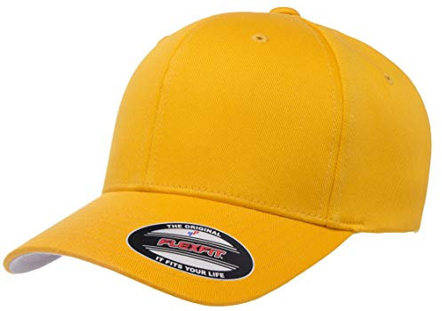 Flexfit Herren Athletic Baseball Fitted Cap Verschluss, Gold, S/M